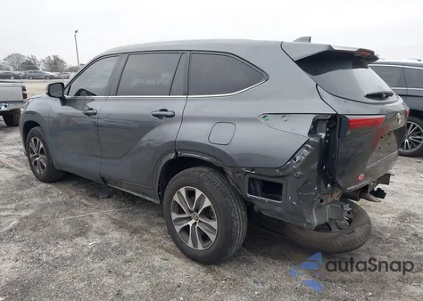 2022 Toyota Highlander Xle from USA, damaged, VIN 5TDGZRAH8NS098969